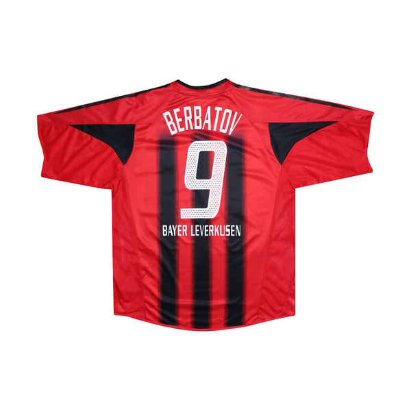 BAYER LEVERKUSEN 2004-06 HOME SHIRT - BERBATOV 9