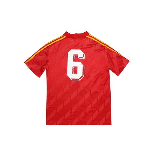 BELGIUM 1986-90 HOME SHIRT - 6 (VERCAUTEREN) 