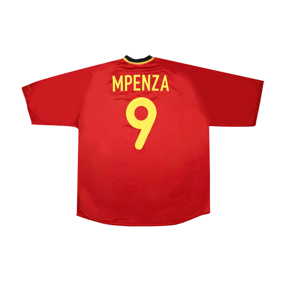 BELGIUM 2000-02 HOME SHIRT - MPENZA 9
