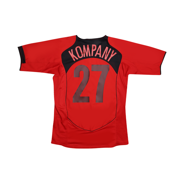 BELGIUM 2004-06 HOME SHIRT - KOMPANY 27