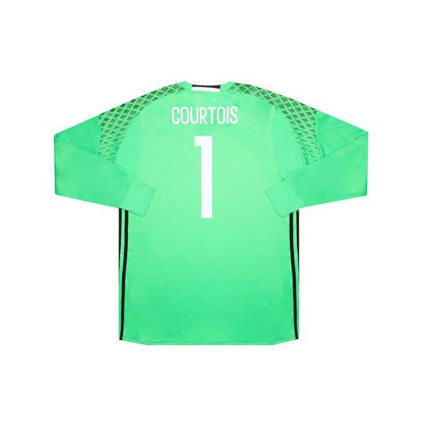 BELGIUM 2016-18 LS GK SHIRT - COURTOIS 1