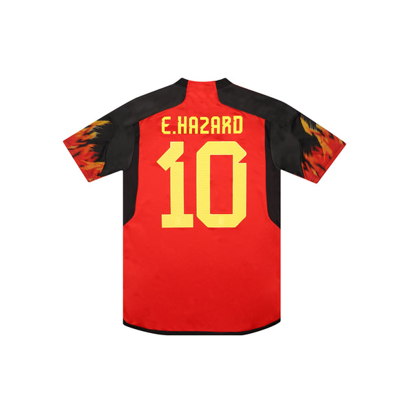 BELGIUM 2022-24 HOME SHIRT - HAZARD 10 