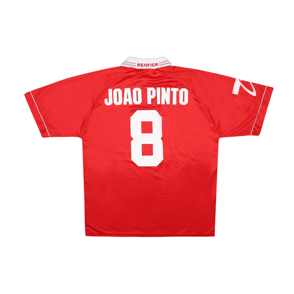 BENFICA 1996-97 HOME SHIRT - J.PINTO 8 