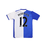 BLACKBURN ROVERS 2008-09 HOME SHIRT - PEDERSEN 12