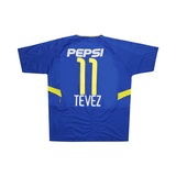 BOCA JUNIORS 2003-04 HOME SHIRT - TEVEZ 11 