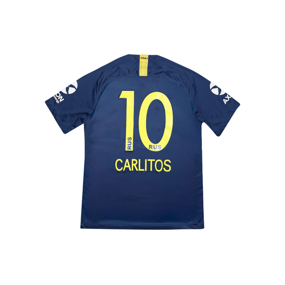 BOCA JUNIORS 2018-19 HOME SHIRT - CARLITOS 10