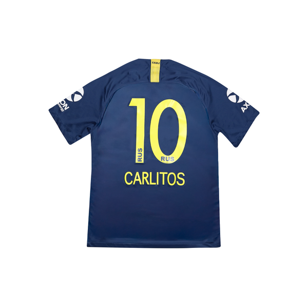 BOCA JUNIORS 2018-19 HOME SHIRT - CARLITOS 10