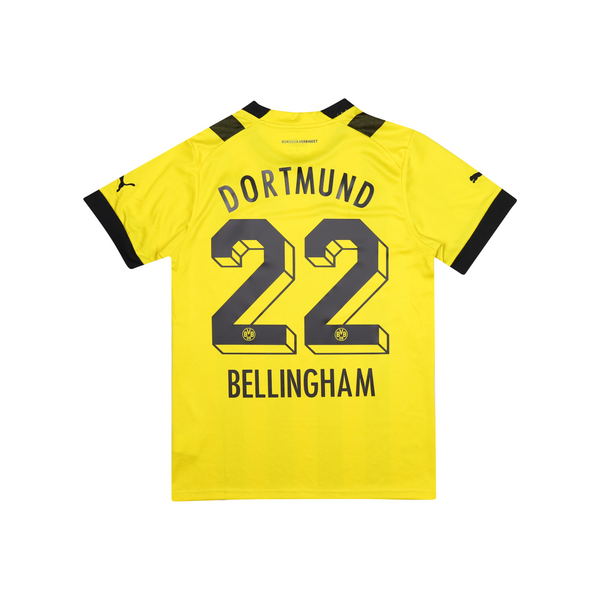 BORUSSIA DORTMUND 2022-23 HOME SHIRT - BELLINGHAM 22