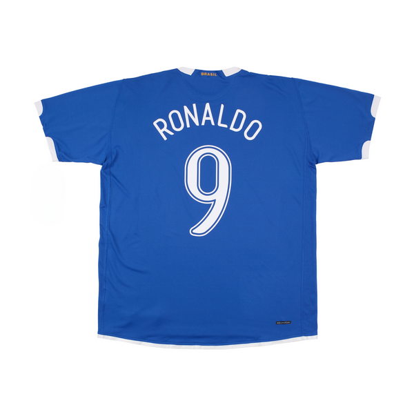 BRAZIL 2006-08 AWAY SHIRT - RONALDO 9
