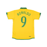 BRAZIL 2006-08 HOME SHIRT - RONALDO 9