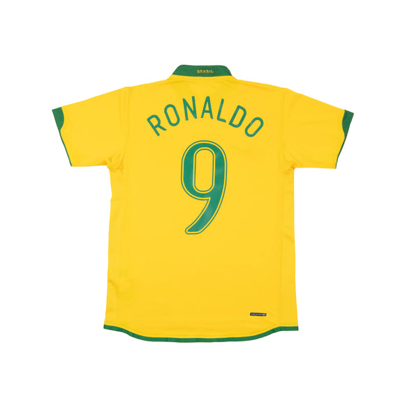 BRAZIL 2006-08 HOME SHIRT - RONALDO 9