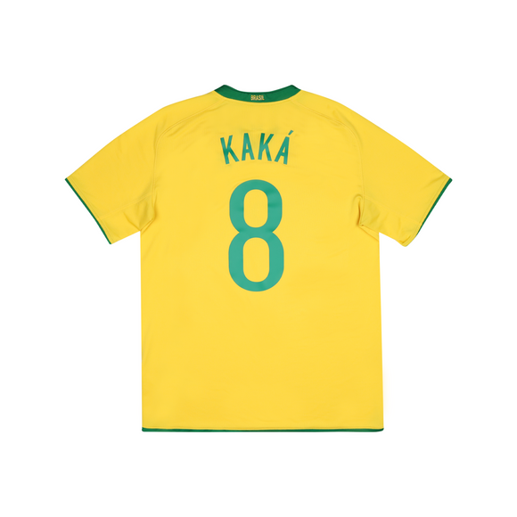BRAZIL 2008-10 HOME SHIRT - KAKA 8