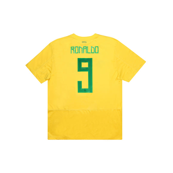BRAZIL 2011-12 HOME SHIRT - RONALDO 9 