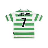 CELTIC 1999-01 HOME SHIRT - LARSSON 7 - KIDS