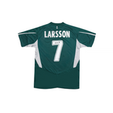 CELTIC 2004-05 AWAY SHIRT - LARSSON 7 