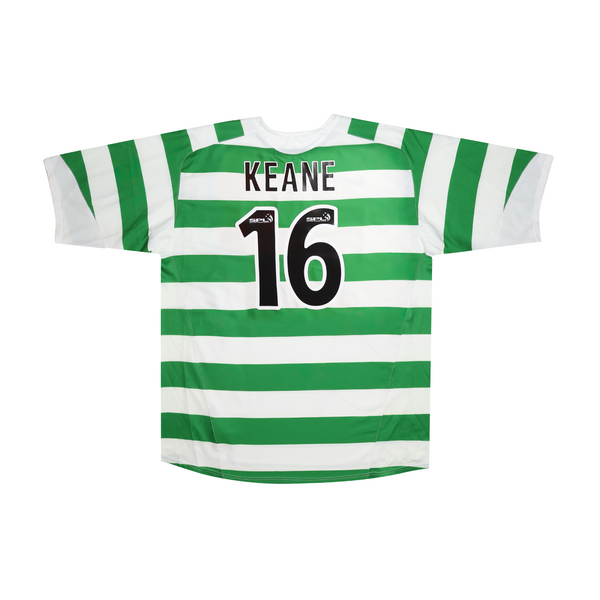 CELTIC 2005-06 HOME SHIRT - KEANE 16