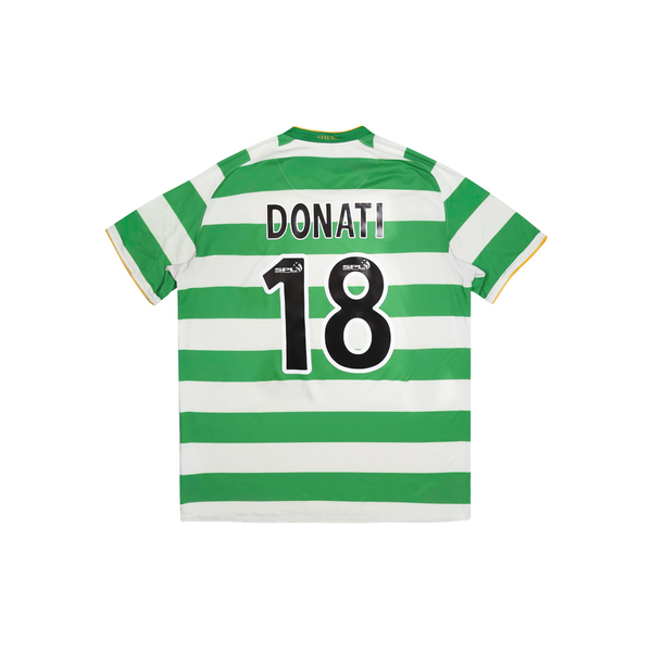 CELTIC 2008-10 HOME SHIRT - DONATI 18 