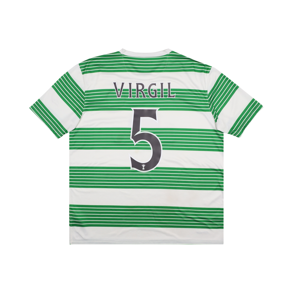 CELTIC 2013-15 HOME SHIRT - VIRGIL 5 