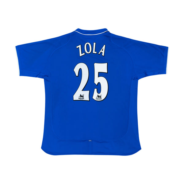 CHELSEA 2001-03 HOME SHIRT - ZOLA 25