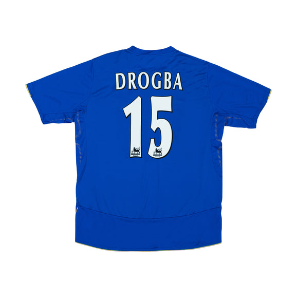 CHELSEA 2005-06 HOME SHIRT - DROGBA 15