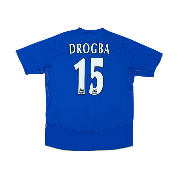 CHELSEA 2005-06 HOME SHIRT - DROGBA 15