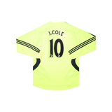 CHELSEA 2007-08 LS AWAY SHIRT - J.COLE 10
