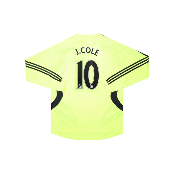 CHELSEA 2007-08 LS AWAY SHIRT - J.COLE 10