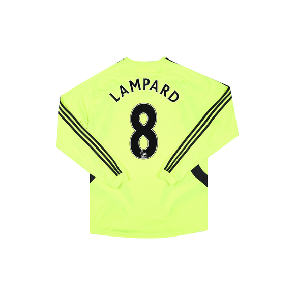 CHELSEA 2007-08 LS AWAY SHIRT - LAMPARD 8 
