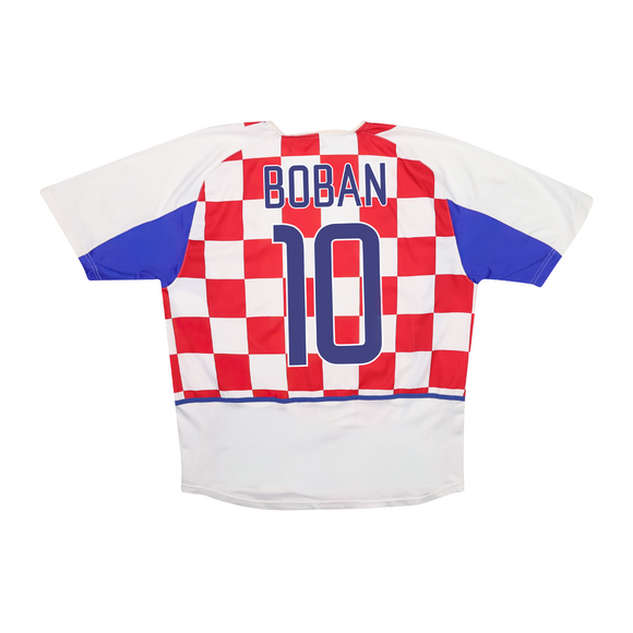 CROATIA 2002-04 HOME SHIRT - BOBAN 10