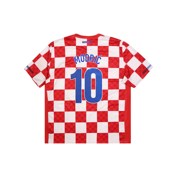 CROATIA 2010-12 HOME SHIRT - MODRIĆ 10 