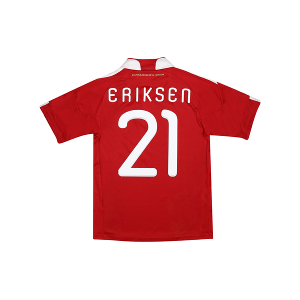 DENMARK 2010-12 HOME SHIRT - ERIKSEN 21 - KIDS