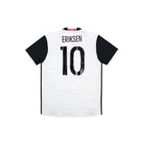 DENMARK 2016-18 AWAY SHIRT - ERIKSEN 10