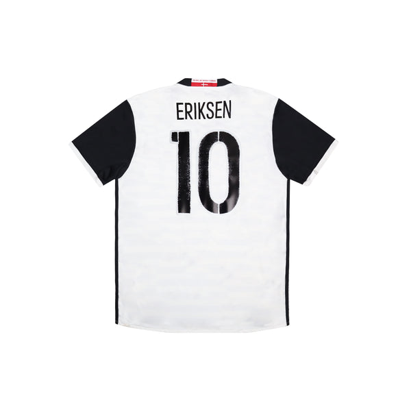 DENMARK 2016-18 AWAY SHIRT - ERIKSEN 10