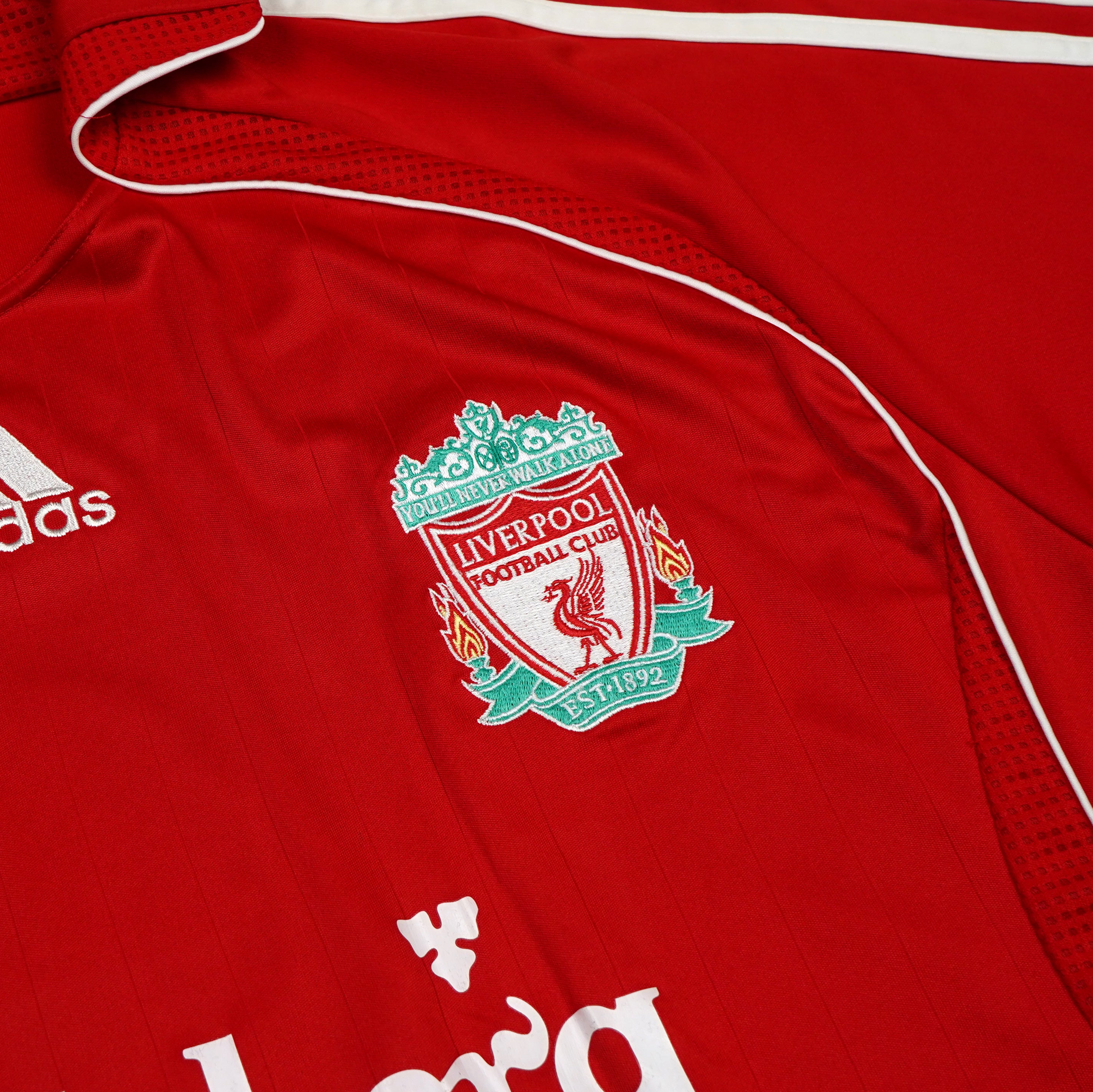 LIVERPOOL 200608 HOME SHIRT ALONSO 14 7/10 Retro Football Shirt