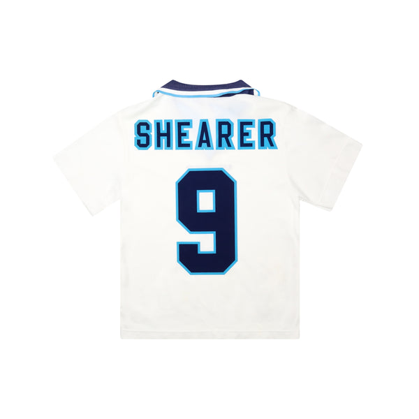 ENGLAND 1995-97 HOME SHIRT - SHEARER 9 - KIDS