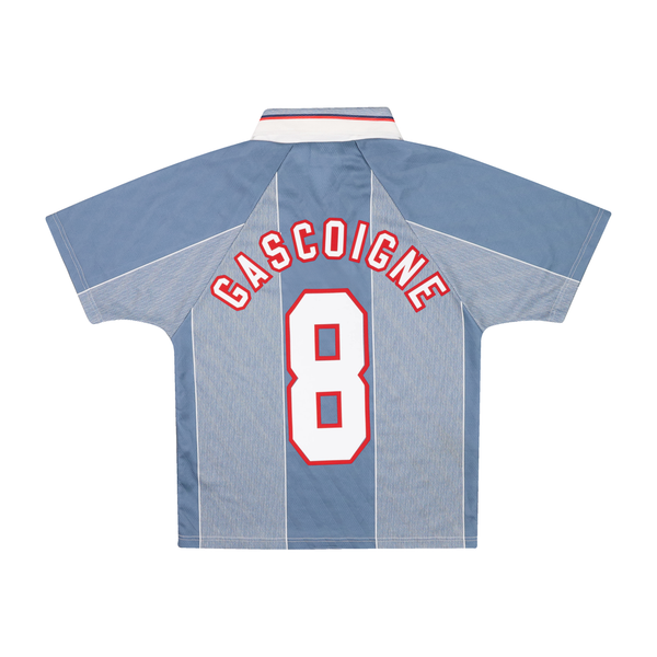 ENGLAND 1996-97 AWAY SHIRT - GASCOIGNE 8 - KIDS