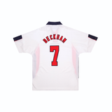 ENGLAND 1997-99 '1998 WORLD CUP' HOME SHIRT - BECKHAM 7