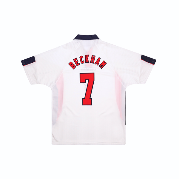 ENGLAND 1997-99 '1998 WORLD CUP' HOME SHIRT - BECKHAM 7