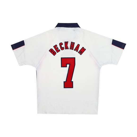 ENGLAND 1997-99 HOME SHIRT - BECKHAM 7