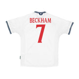 ENGLAND 1999-01 HOME SHIRT - BECKHAM 7