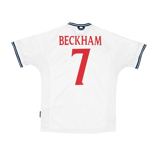 ENGLAND 1999-01 HOME SHIRT - BECKHAM 7
