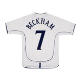 ENGLAND 2001-03 HOME SHIRT - BECKHAM 7