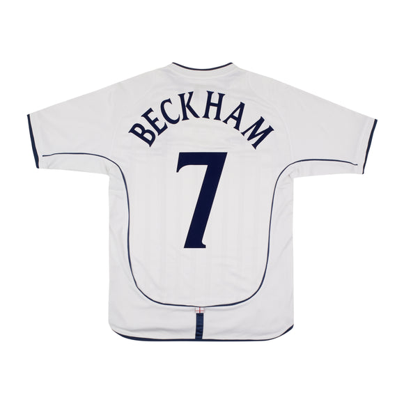 ENGLAND 2001-03 HOME SHIRT - BECKHAM 7