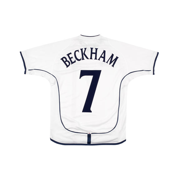 ENGLAND 2001-03 HOME SHIRT - BECKHAM 7 - KIDS
