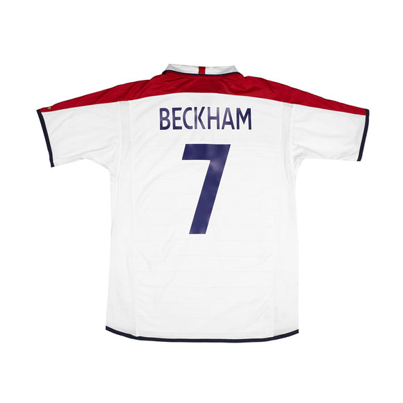 ENGLAND 2003-05 HOME SHIRT - BECKHAM 7