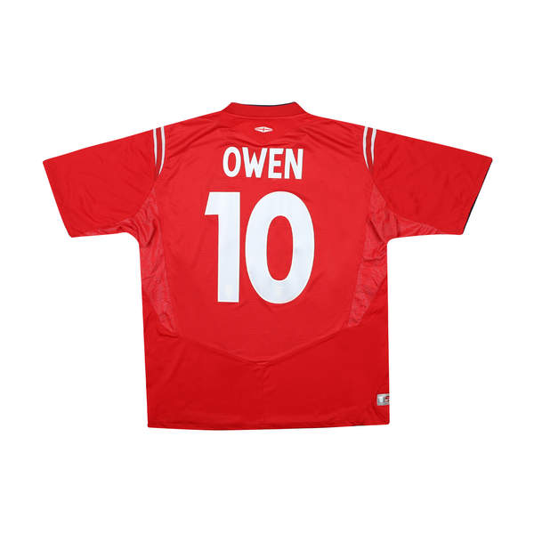 ENGLAND 2004-06 AWAY SHIRT - OWEN 10