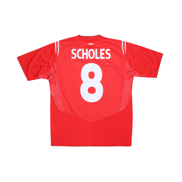 ENGLAND 2004-06 AWAY SHIRT - SCHOLES 8 