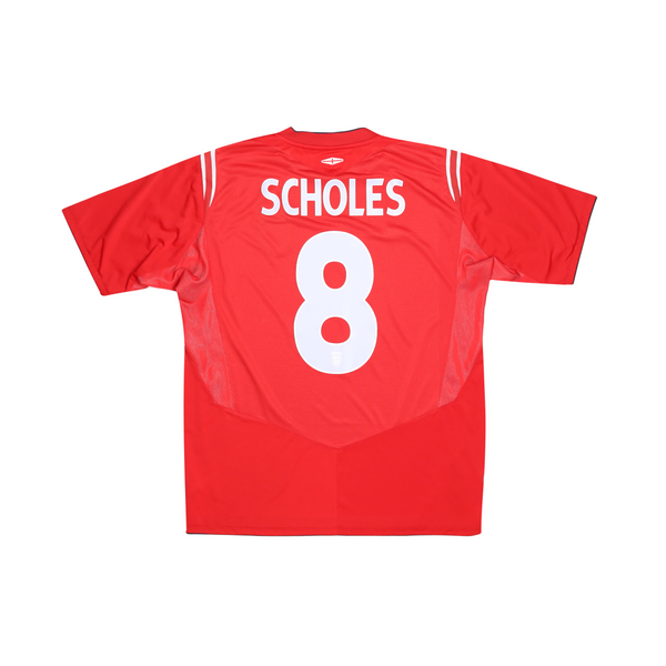 ENGLAND 2004-06 AWAY SHIRT - SCHOLES 8 