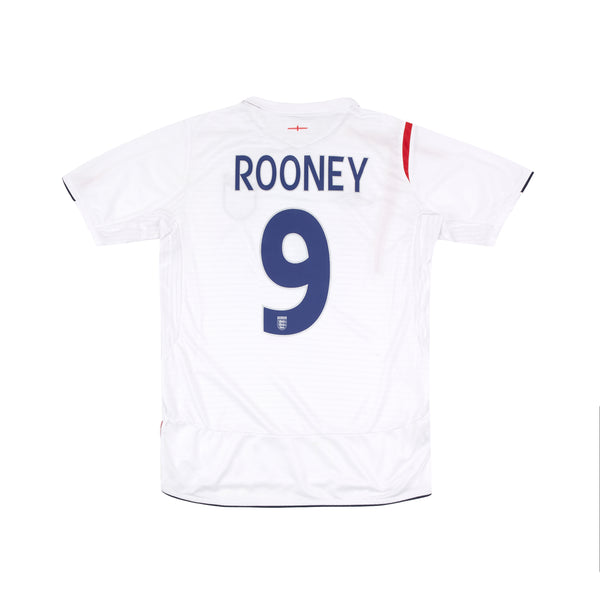 ENGLAND 2005-07 HOME SHIRT - ROONEY 9