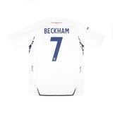 ENGLAND 2007-09 HOME SHIRT - BECKHAM 7